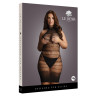 Le Désir Robe sexy Grande Taille HIGH LACE Noire